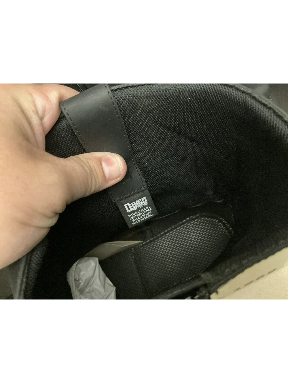 NEW! MENS DINGO REV UP ZIPPER MOTORCYCLE SQUARE TOE LEATHER BOOTS. SIZE 15D.